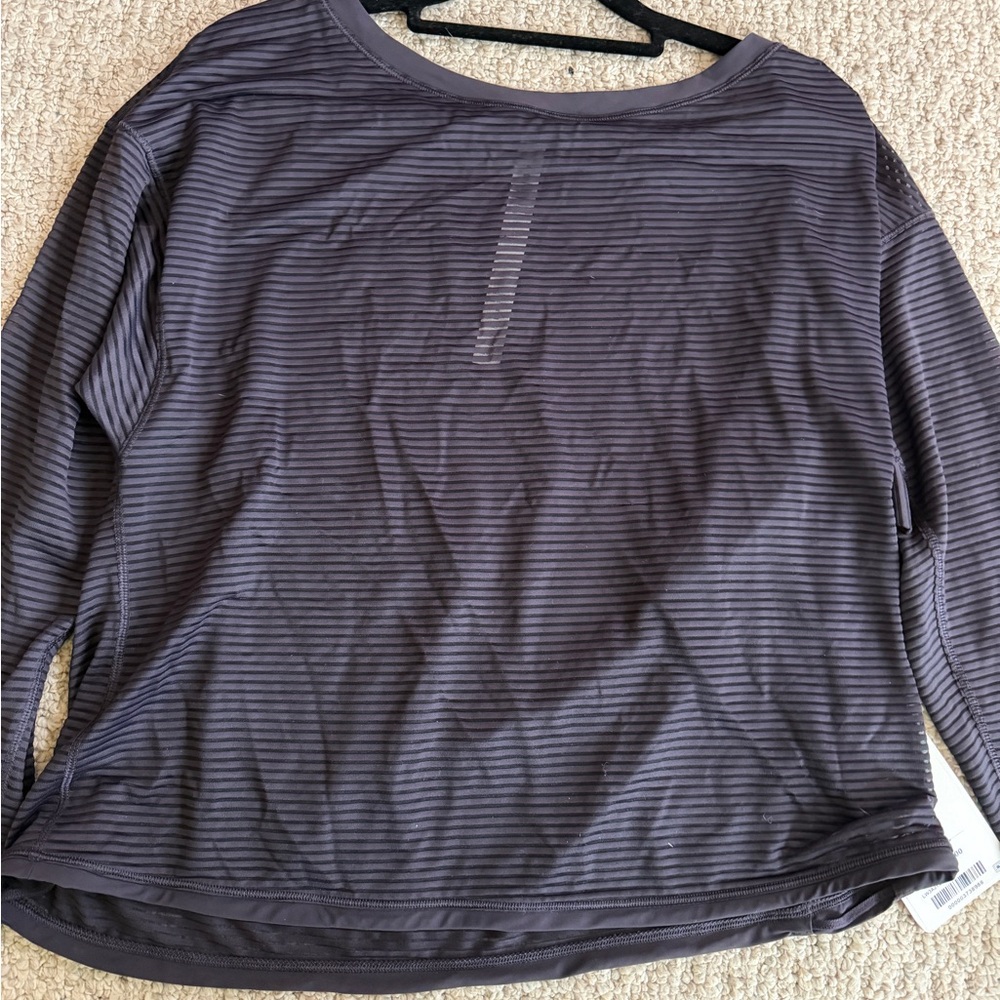 Lululemon Striped Gray Women's Top